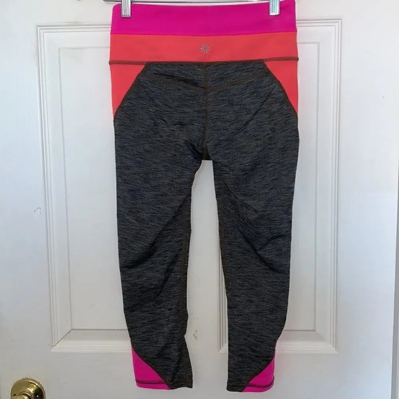 Athleta Chaturanga Colorblock Leggings  - Picture 2 of 5